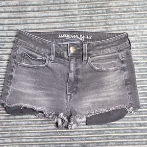 American Eagle Outfitters Women's Black Jean Shorts size 6